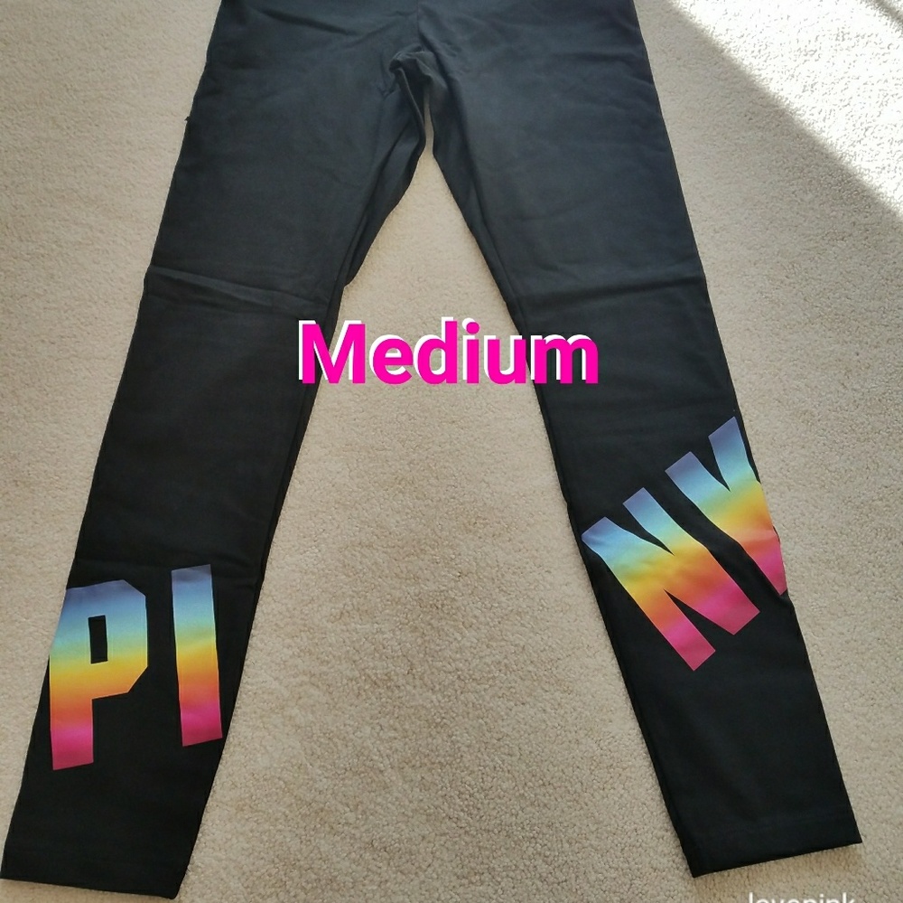 Pink new legging size medium